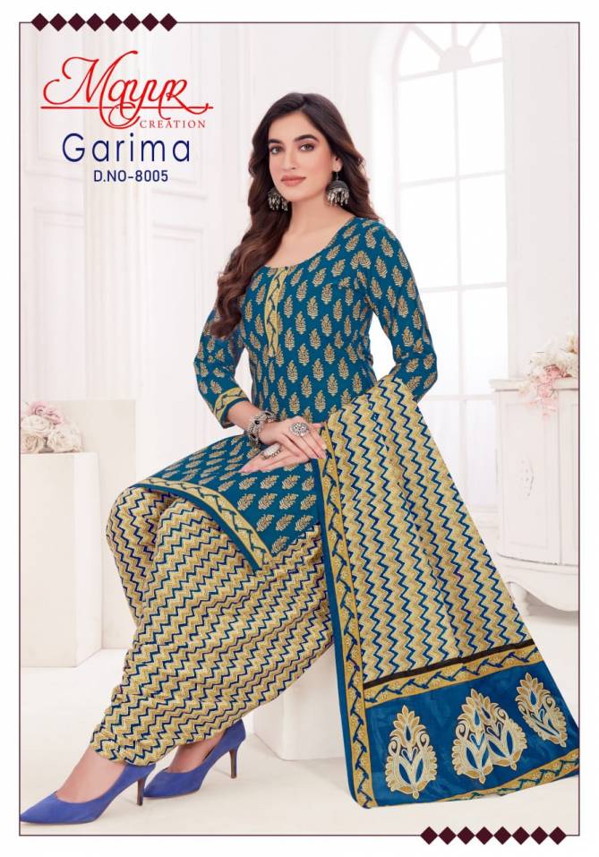 Garima Vol 8 By Mayur Printed Cotton Dress Material Wholesale Market In Surat
